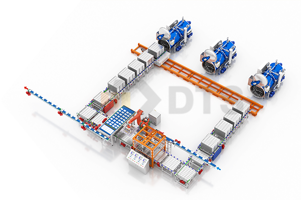 Automated production line for bag products