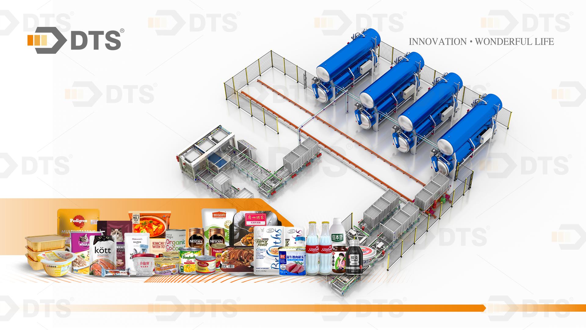 How does DTS water immersion retort use intelligent control technology to achieve efficient and accurate sterilization process?